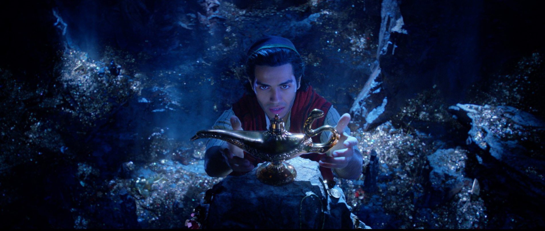 Aladdin greift nach der Wunderlampe