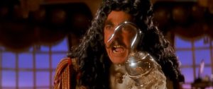 Dustin Hoffman als Captain Hook aus Hook