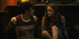 Sadie Sink und Brandon Spink aus Fear Street 1978