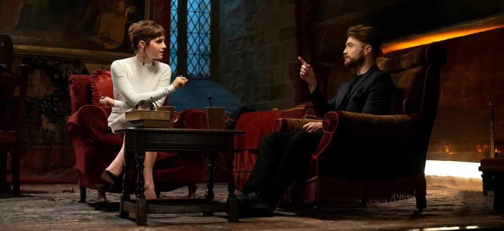 Emma Watson und Daniel Radcliffe aus Harry Potter Return to Hogwarts