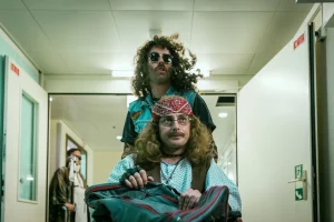 David Constantin (Bax) und Cedric Schild (Patrick / Smetterling) in Tschugger | Bild: Sky Show