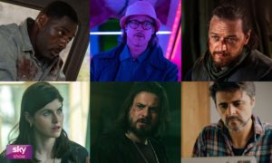 Brad Pitt James McAvoy Idris Elba und Alexandra Daddario aus Neu auf Sky Show im März 2023