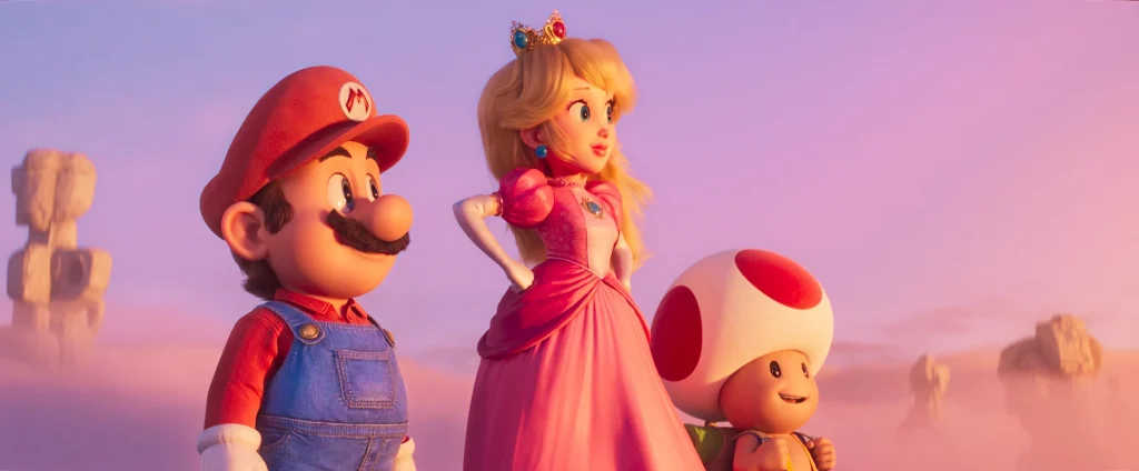 Keegan-Michael Key Chris Pratt und Anya Taylor-Joy in The Super Mario Bros. Movie