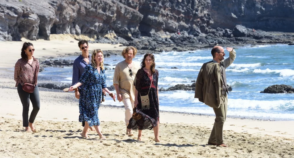 Die Familie Boettcher am Strand auf Lanzarote in Der Nachname