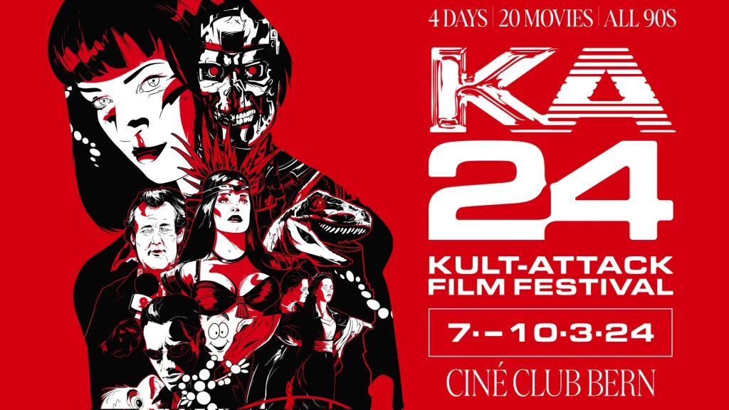 Das Key-Visual vom Kult-Attack Filmfestival 24
