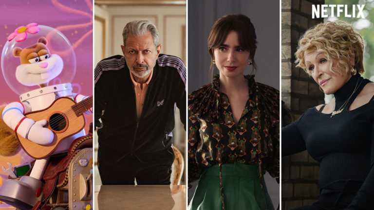 Lily Collins Jeff Goldblum und Glenn Close aus Netflix August 2024