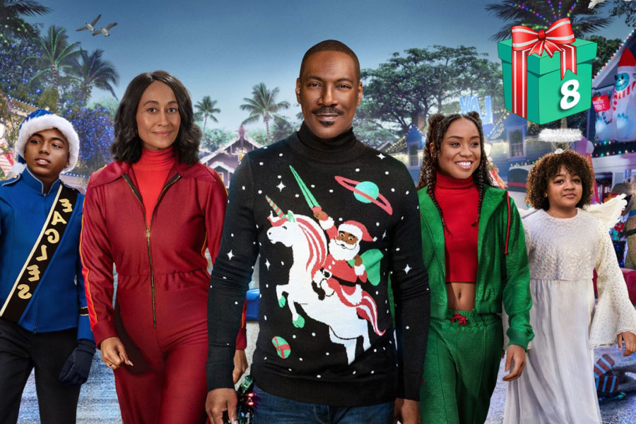 Eddie Murphy Tracee Ellis Ross Thaddeus J Mixson Genneya Walton und Madison Thomas aus Candy Cane Lane