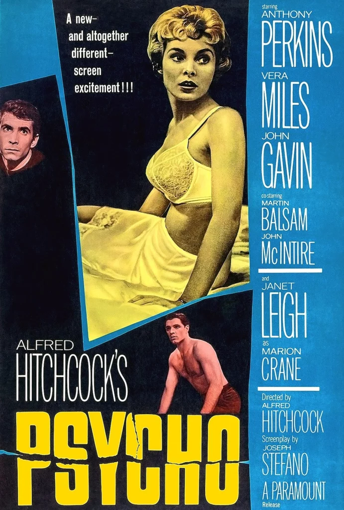Anthony Perkins und Janet Leigh in Psycho 1960