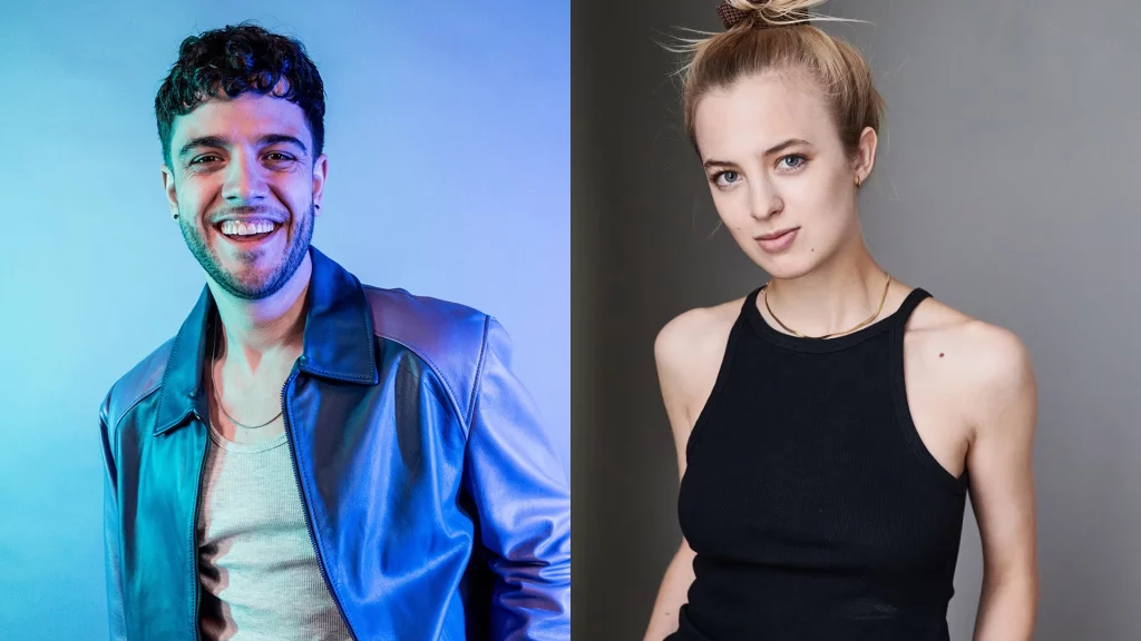 Luca Hänni als Daneli und Elena Flury als Heidi in Ewigi Liebi 2026