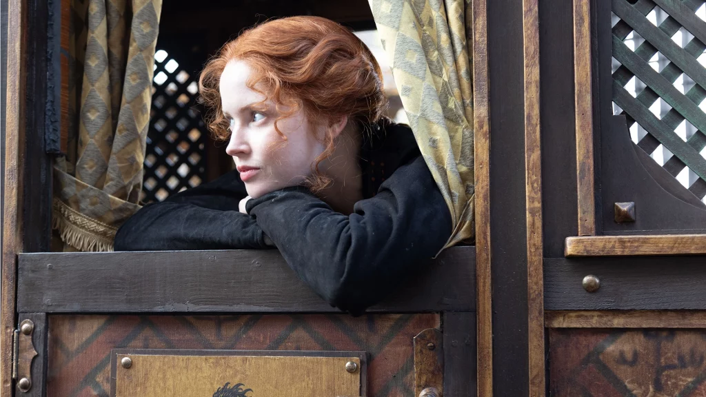 Ellie Bamber als Prinzessin Bertha in Wilhelm Tell