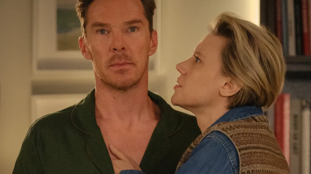 Benedict Cumberbatch und Kate McKinnon in Die Rosenschlacht
