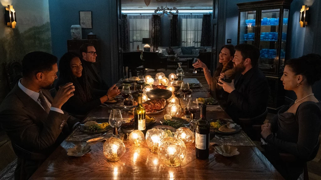Regé-Jean Page Michael Fassbender Cate Blanchett Marias Abela und Naomie Harris aus Black Bag