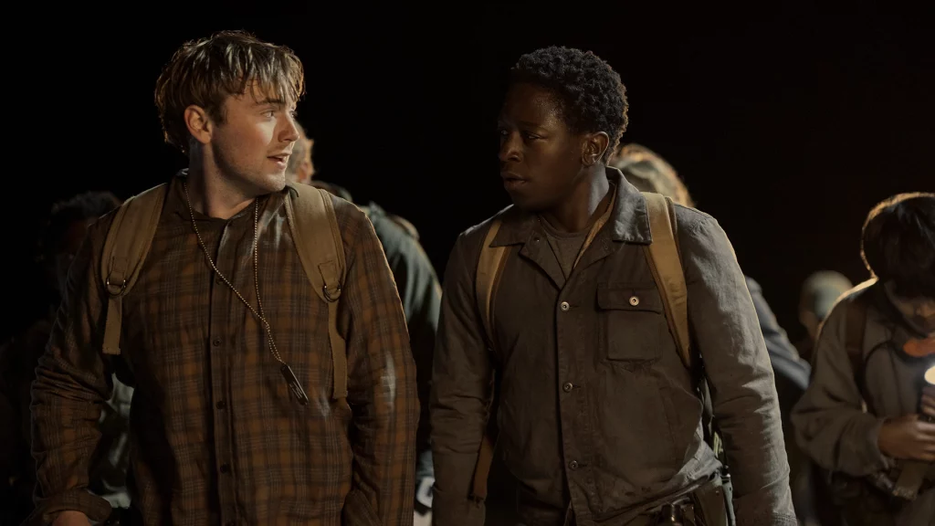 Cooper Alexander Hoffman und David Jonsson in The Long Walk