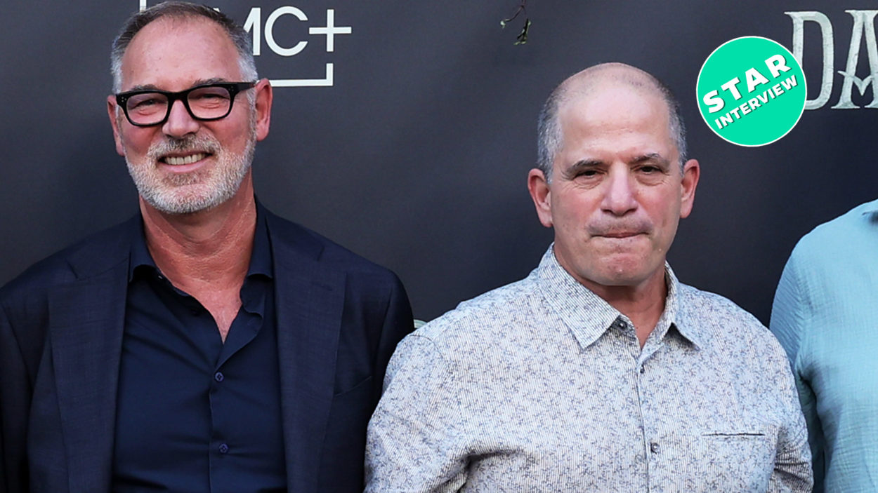 Produzent David Zabel und Regisseur Dan Percival Premiere Madrid The Walking Dead Daryl Dixon Staffel 3
