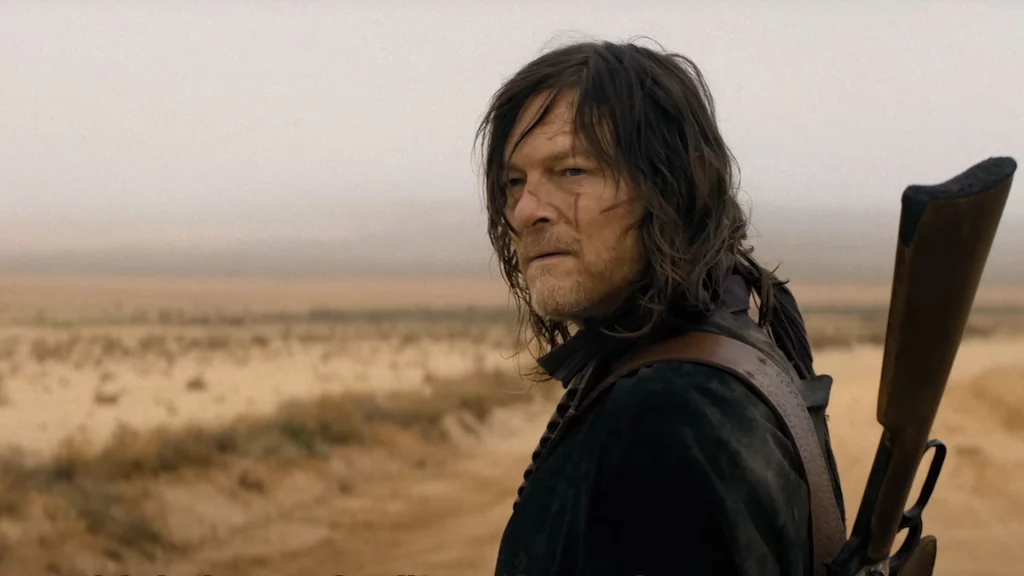 Norman Reedus als Daryl Dixon in The Walking Dead Daryl Dixon Staffel 3 Regisseur Dan Percival