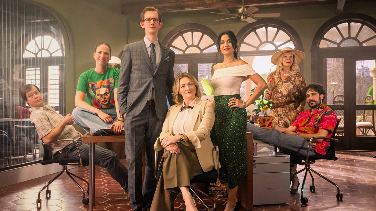 Danny Exnar Anaïs Decasper Jonas Gygax Susanne Kunz Sandra Zellweger Birgit Steinegger und Matthias Schoch in Unsere kleine Botschaft