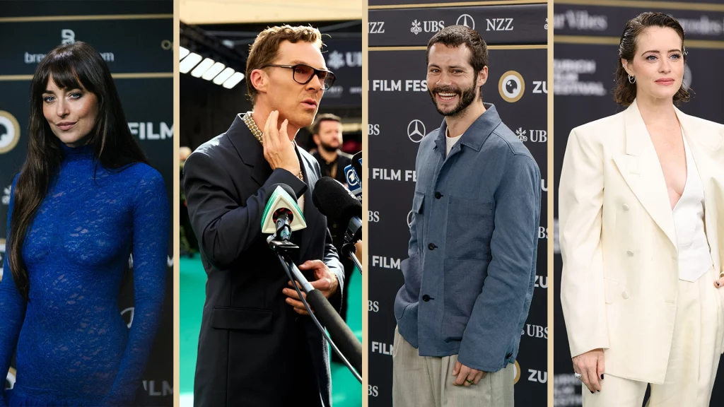 Dylan O Brien Dakota Johnson Claire Foy Benedict Cumberbatch am 21 Zurich Film Festival