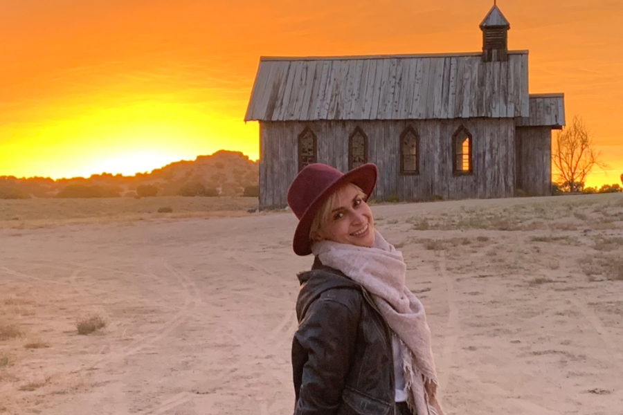 Kamerafrau Halyna Hutchins am Set von Rust