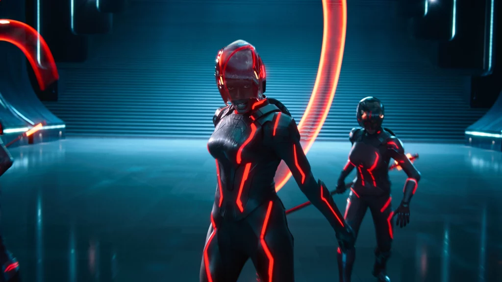 KI Krieger im Film Tron 2025