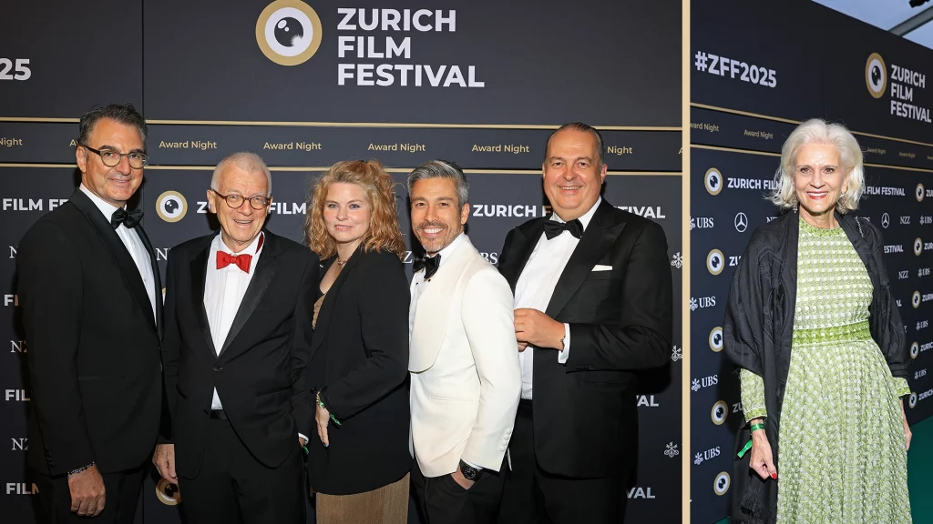 Max Loong Christian Jungen Felix E Mueller Reta Guetg Marek Skreta und Doris Fiala am 21 Zurich Film Festival 2025