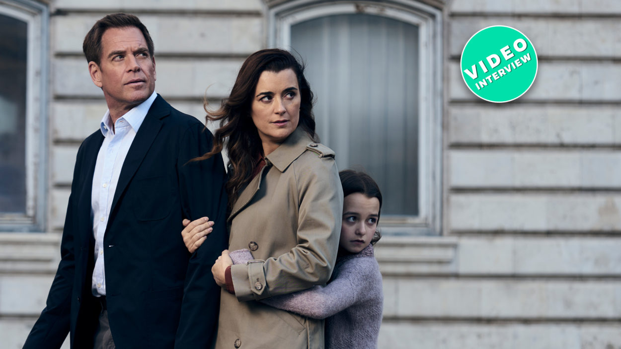 Michael Weatherly Cote de Pablo und Isla Gie aus Tony & Ziva Interview