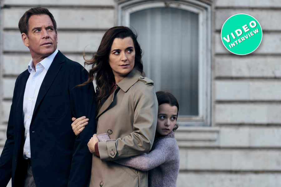 Michael Weatherly Cote de Pablo und Isla Gie aus Tony & Ziva Interview