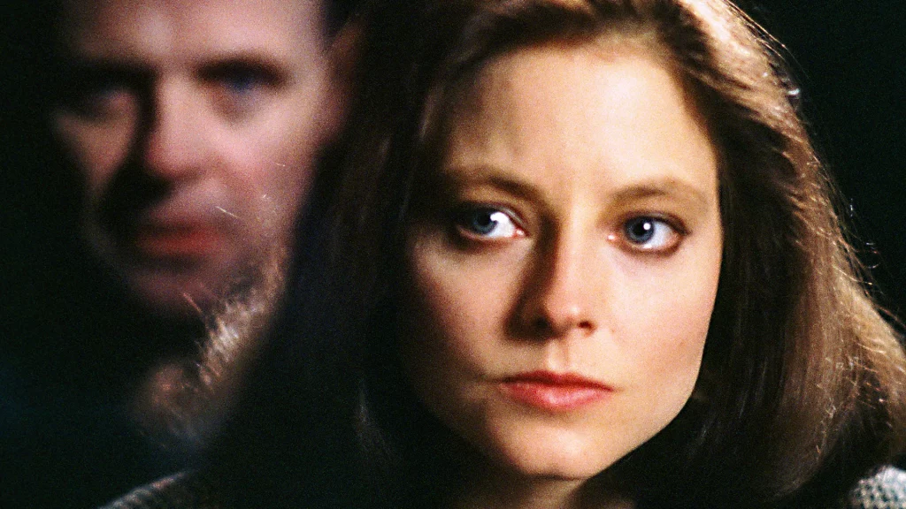 Sir Anthony Hopkins und Jodie Foster in Das Schweigen der Lämmer