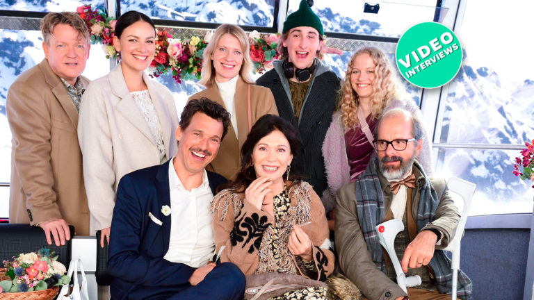 Christoph Maria Herbst Iris Berben Caroline Peters Janina Uhse Florian David Fitz und Justus von Dohnanyi aus Der Spitzname mit Interview