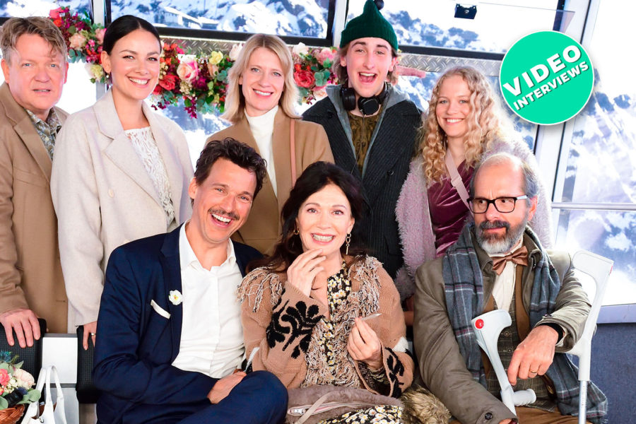 Christoph Maria Herbst Iris Berben Caroline Peters Janina Uhse Florian David Fitz und Justus von Dohnanyi aus Der Spitzname mit Interview