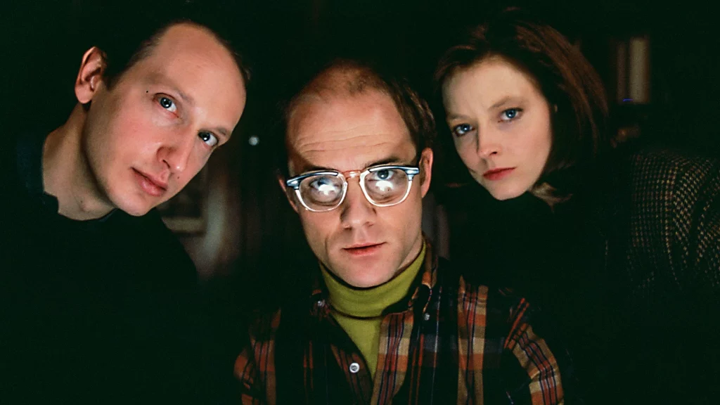 Dan Butler und Paul Lazar und Jodie Foster aus Das Schweigen der Lämmer