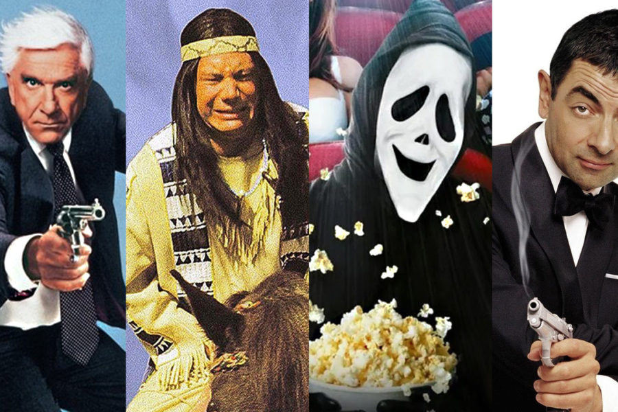 Leslie Nielsen Michael Bully Herbig Ghostface und Rowan Atkinson Listicle 10 Filmparodien