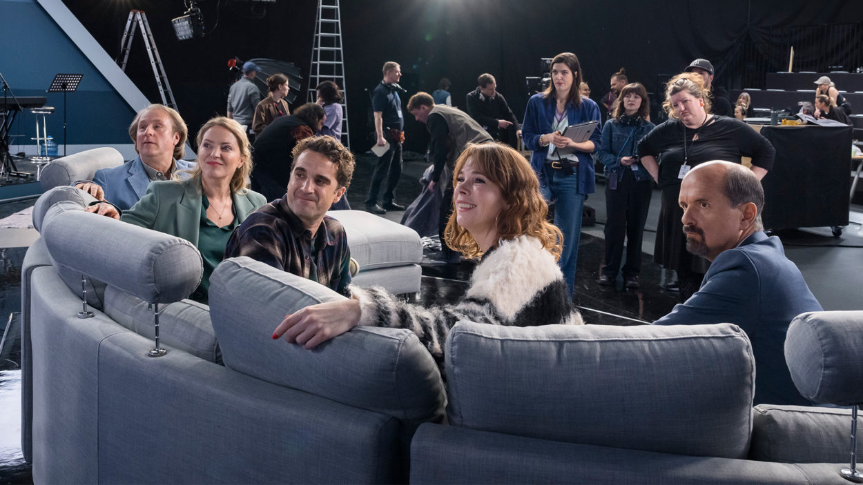 Christoph Maria Herbst Diana Staehly Milena Dreissig Bjarne Maedel und Oliver Wuttke aus Stromberg - Wieder alles wie immer