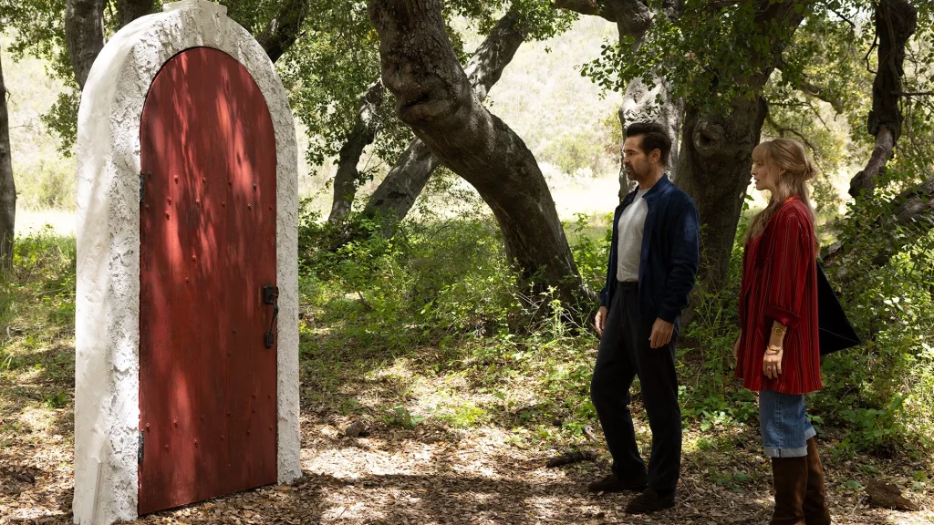 Margot Robbie als Sarah und Colin Farrell als David aus A Big Bold Beautiful Journey