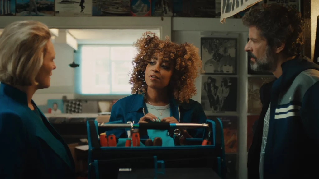 Pasquale Aleardi Susanne Kunz und Fabienne Louves als Venus Lieberherr in Ewigi Liebi - Der Film