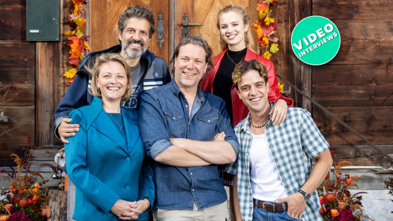 Susanne Kunz Pierre Monnard Pasquale Aleardi Elena Flury und Luca Hänni Dreh Ewigi Liebi Film_Videointerviews