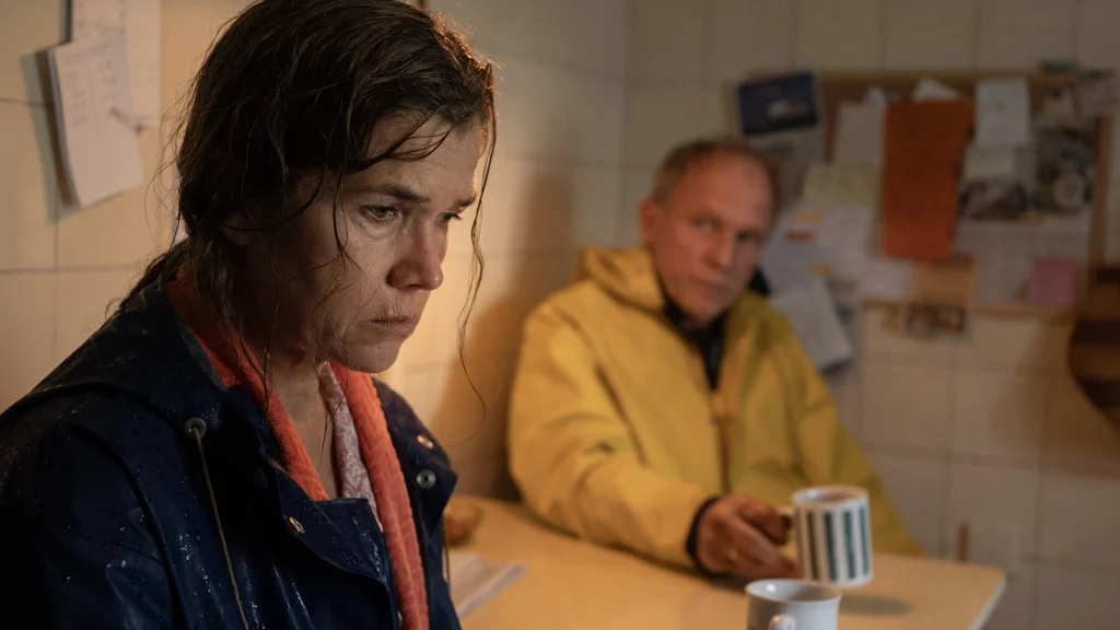 Anke Engelke und Ulrich Tukur aus Dann passiert das Leben