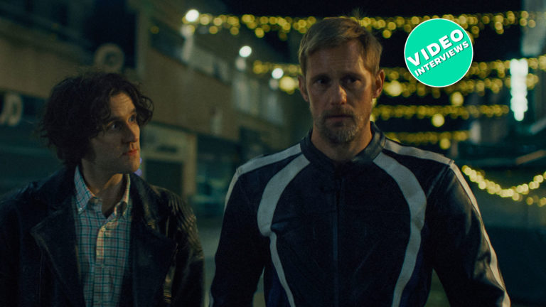 Harry Melling und Alexander Skarsgard aus Pillion mit Interview