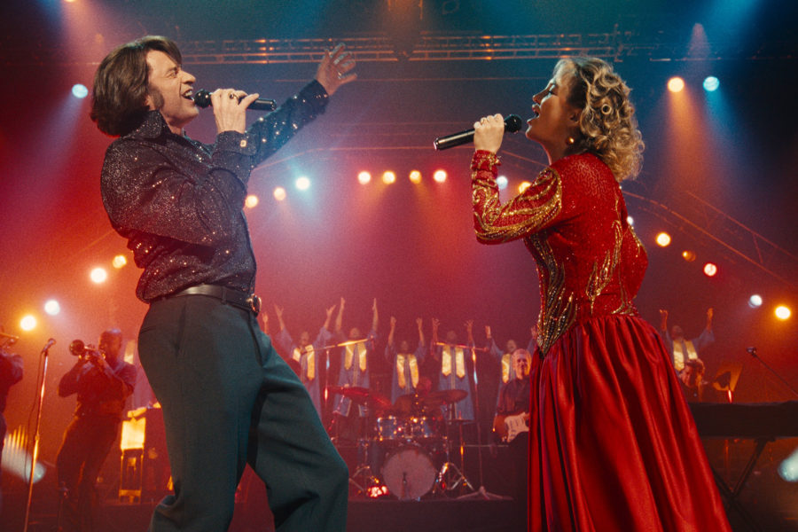 Hugh Jackman als Mike und Kate Hudson als Claire aus Song Sung Blue