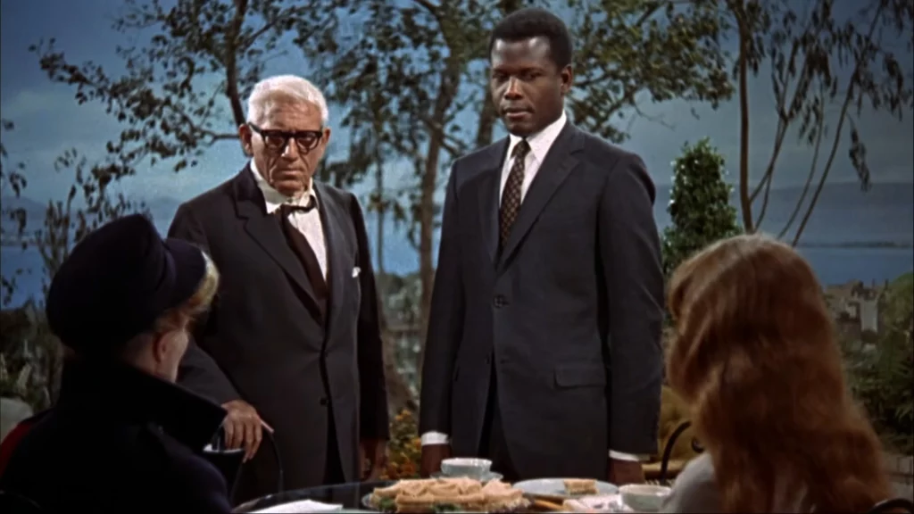 Katharine Houghton Sidney Poitier Katharine Hepburn und Spencer Tracy aus Rat mal wer zum Essen kommt