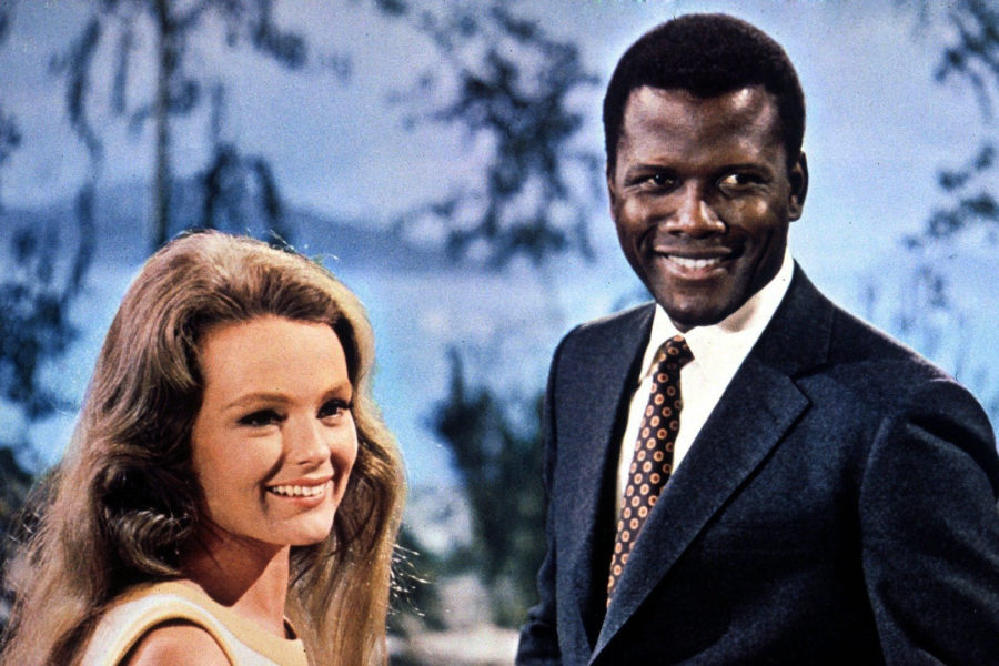 Katharine Houghton als Joey und Sidney Poitier als John aus Rat mal wer zum Essen kommt