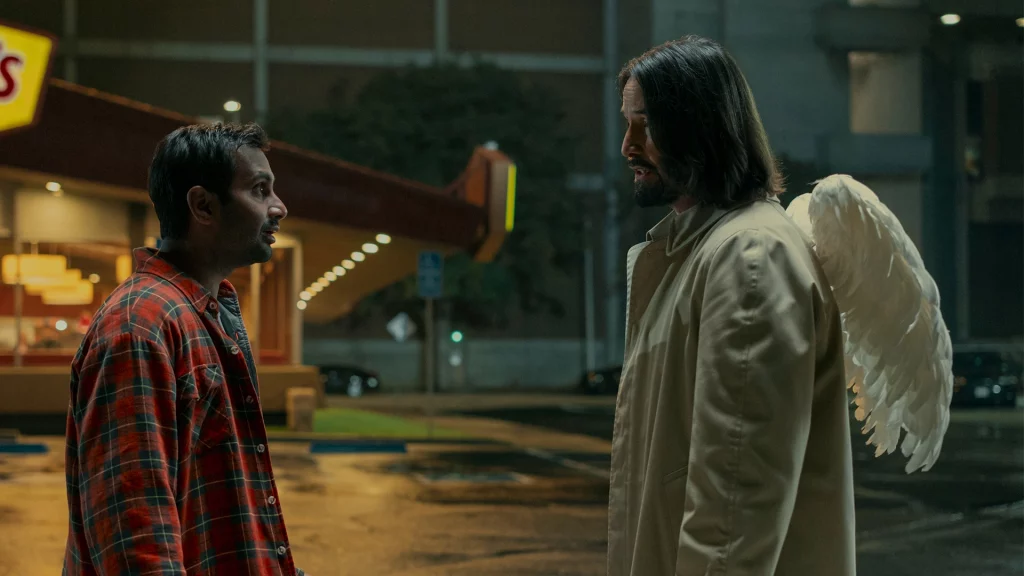 Keanu Reeves und Aziz Ansari aus Good Fortune