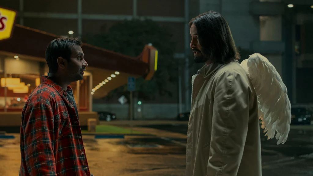 Keanu Reeves und Aziz Ansari aus Good Fortune