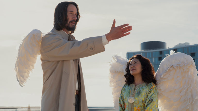 Keanu Reeves und Sandra Oh aus Good Fortune
