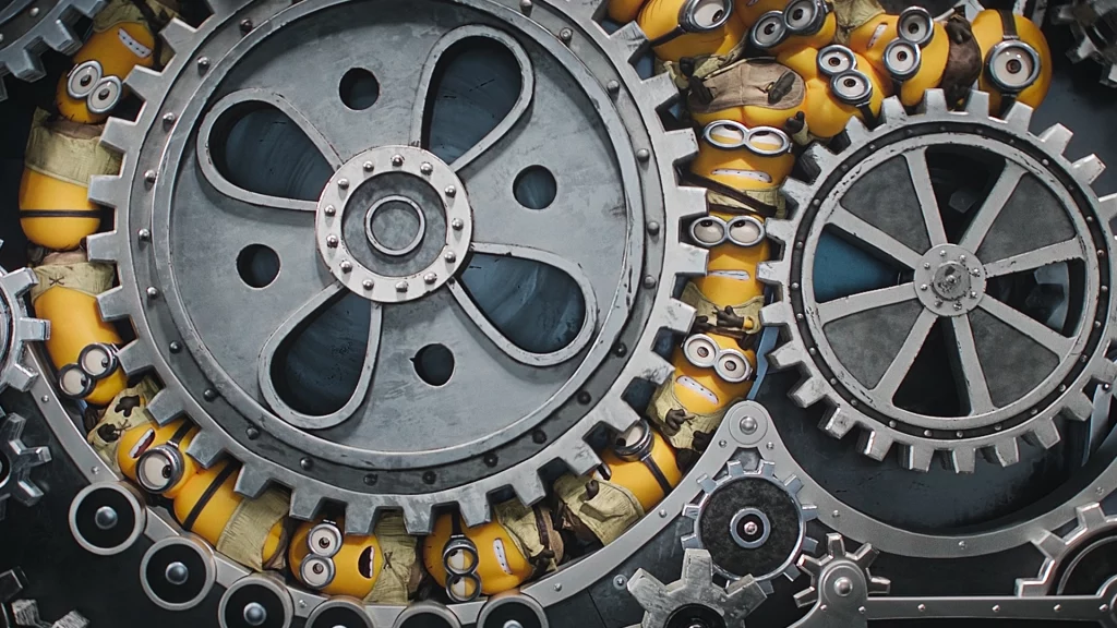 Minions spielen Modern Times von Charlie Chaplin