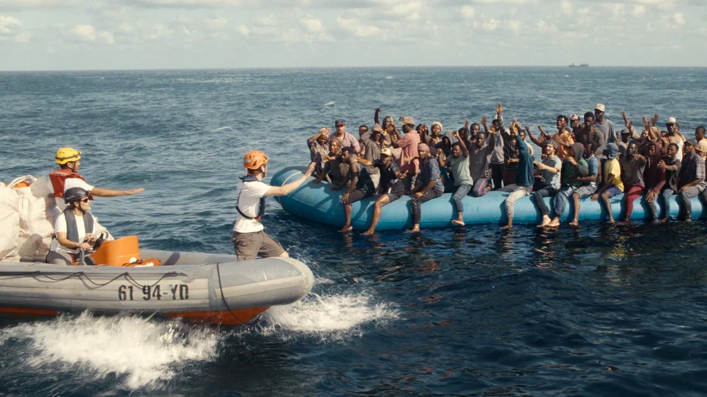 Seenotrettungszeene aus dem Netflix-Film 23 000 Leben