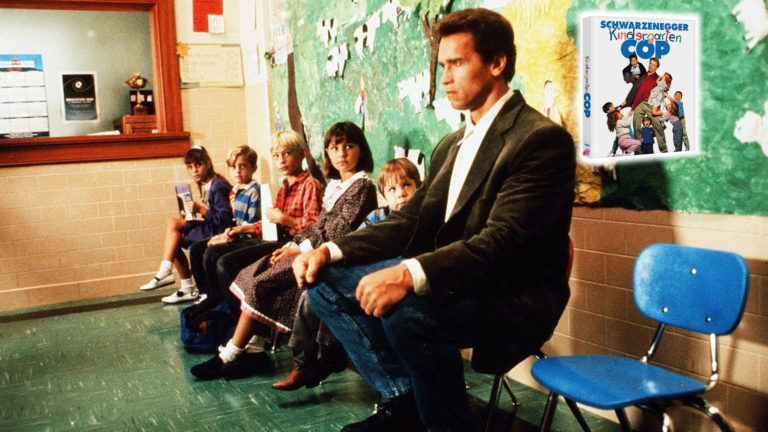 Arnold Schwarzenegger als John Kimble in Der Kindergarten Cop