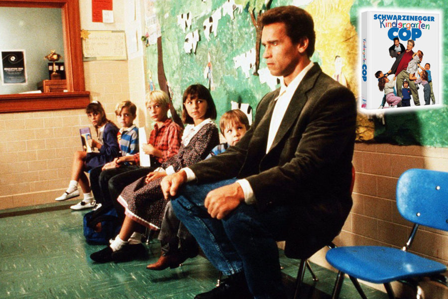 Arnold Schwarzenegger als John Kimble in Der Kindergarten Cop