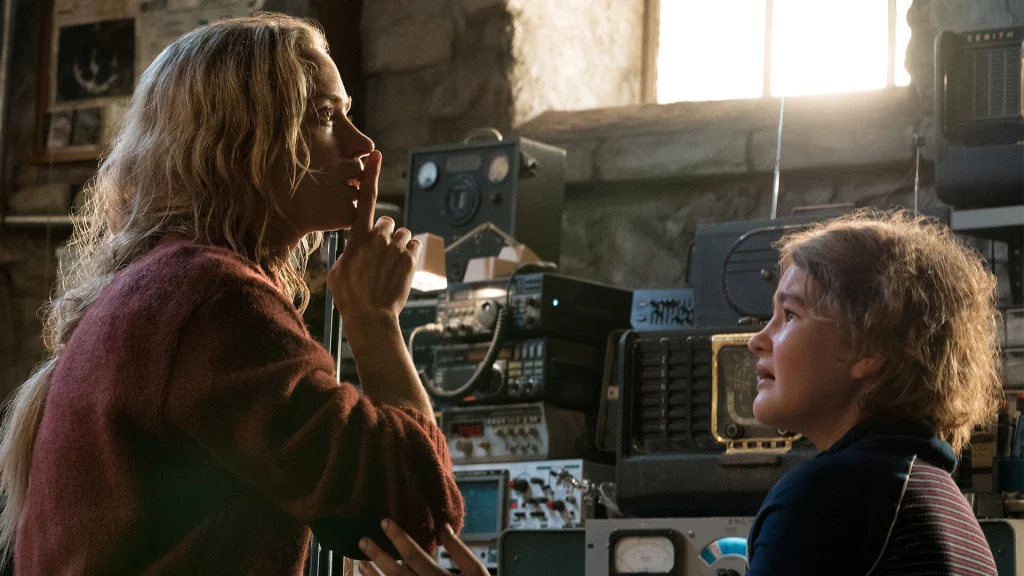 Emily Blunt aus dem Horror Film A Quiet Place 2018