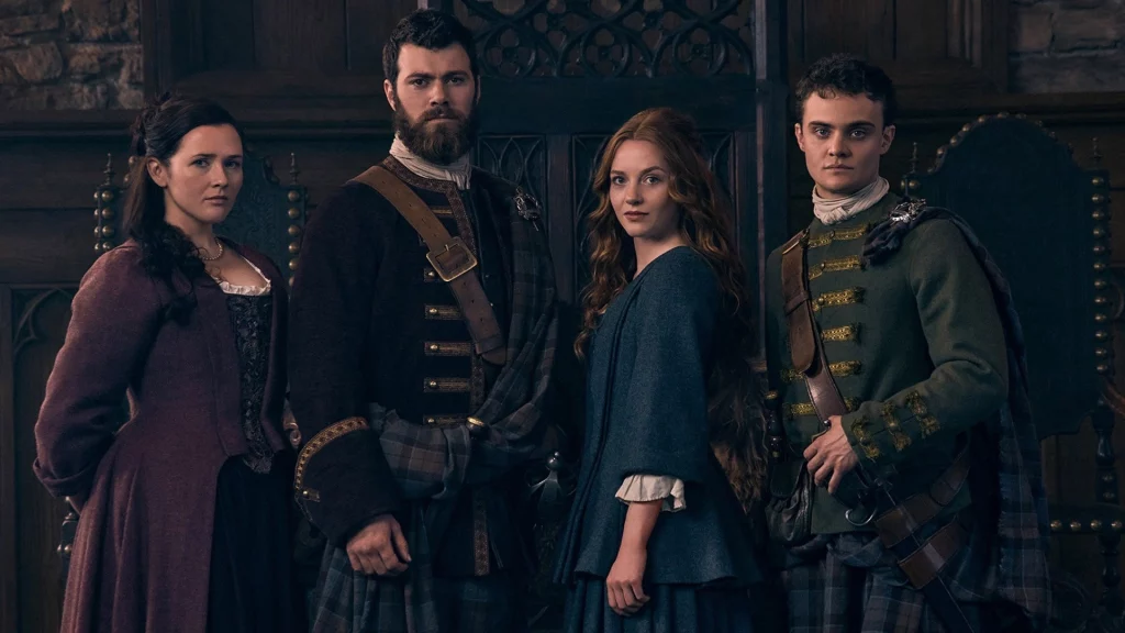 Harriet Slater Seamus McLean Ross Sam Retford und Sadhbh Malin aus Blood of My Blood