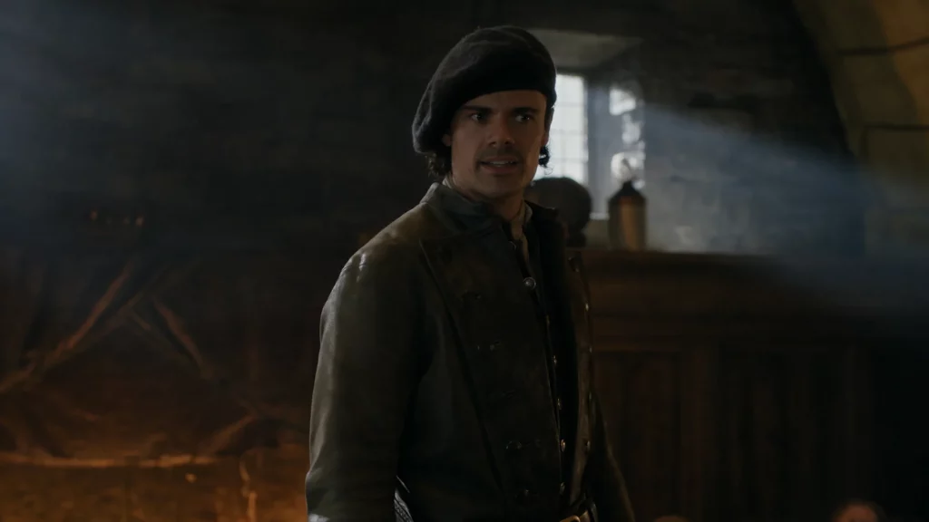 Jamie Roy als Brian Fraser aus Outlander Blood of My Blood Staffel 2